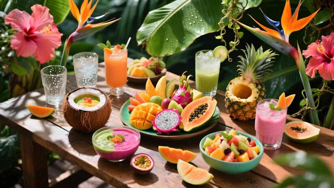 deserty i napitki s ispol zovaniem tropicheskih fruktov 1