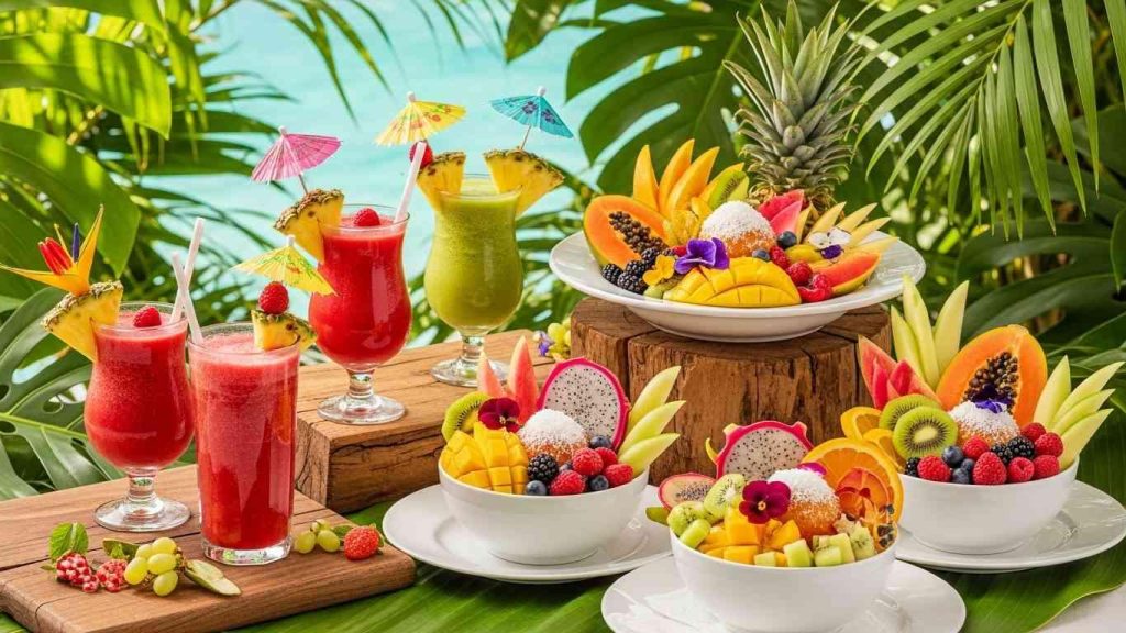 deserty i napitki s ispol zovaniem tropicheskih fruktov 2