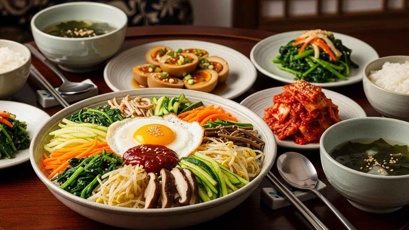 populjarnye korejskie bljuda kimchi i bibimbap 1